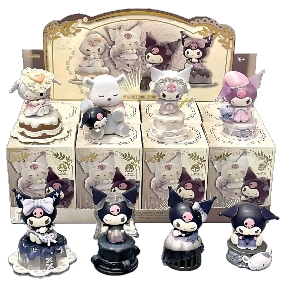 Kuromi Daylight Moon Series Blind Box by MINISO – 8+1 Mystery Collectible Figure, Cute Desk Decor & Kawaii Gift for Sanrio Fans